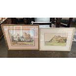 Ltd Edition print titled 'The Guildhall, Stirling' by Malcolm Butts- signed in pencil. Together with
