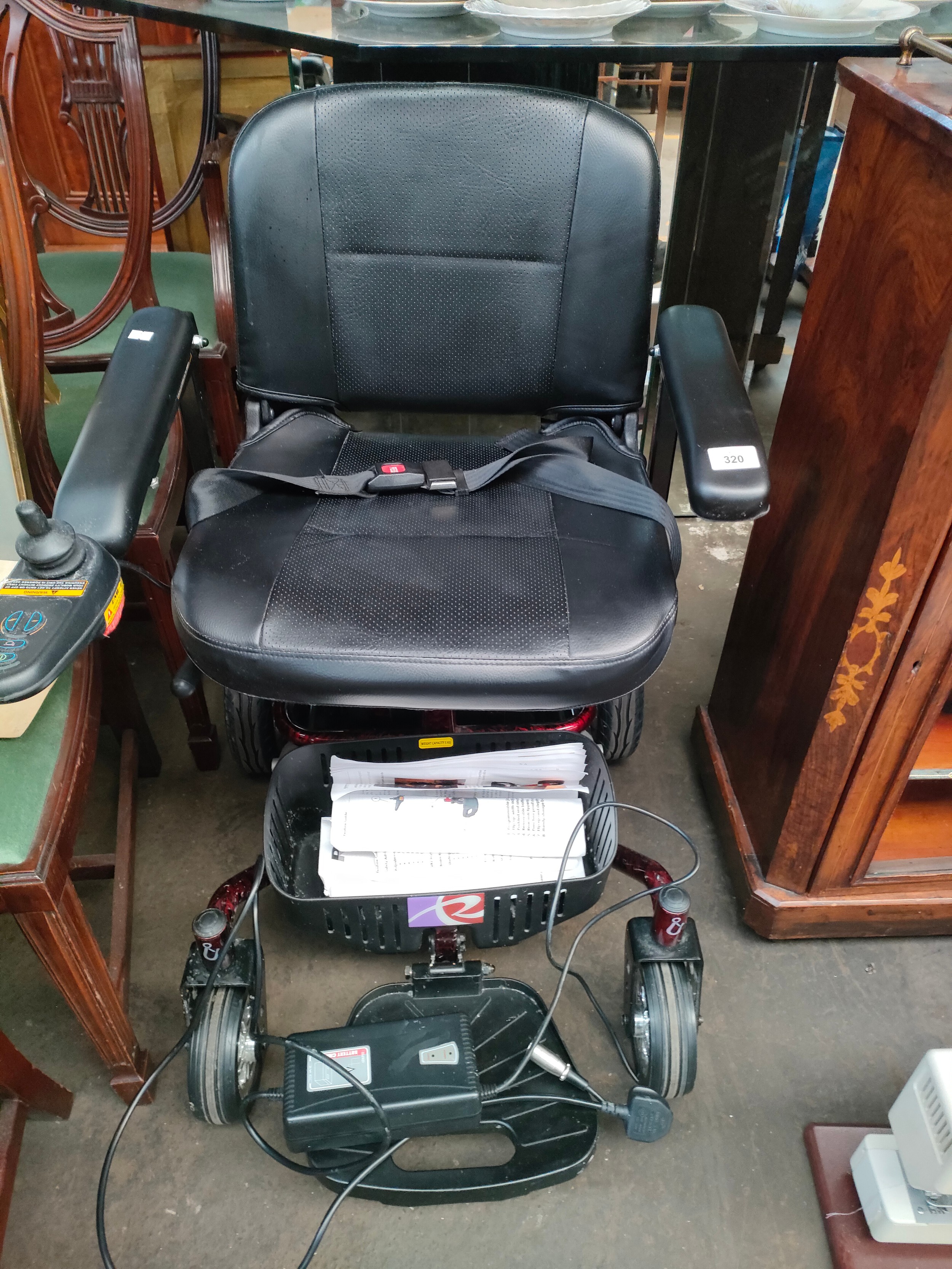 Roma Disability scooter, comes with charger and booklet. Not tested.