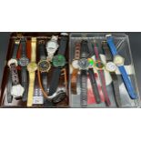 A Collection of various gent's wristwatches