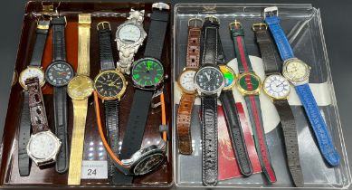 A Collection of various gent's wristwatches