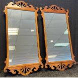 A Pair of Georgian inspired large wall mirrors [112X53CM]