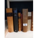 A Collection of Leather Bound Books Entitled Robertson's Historical Works, With The Essays Of Elia