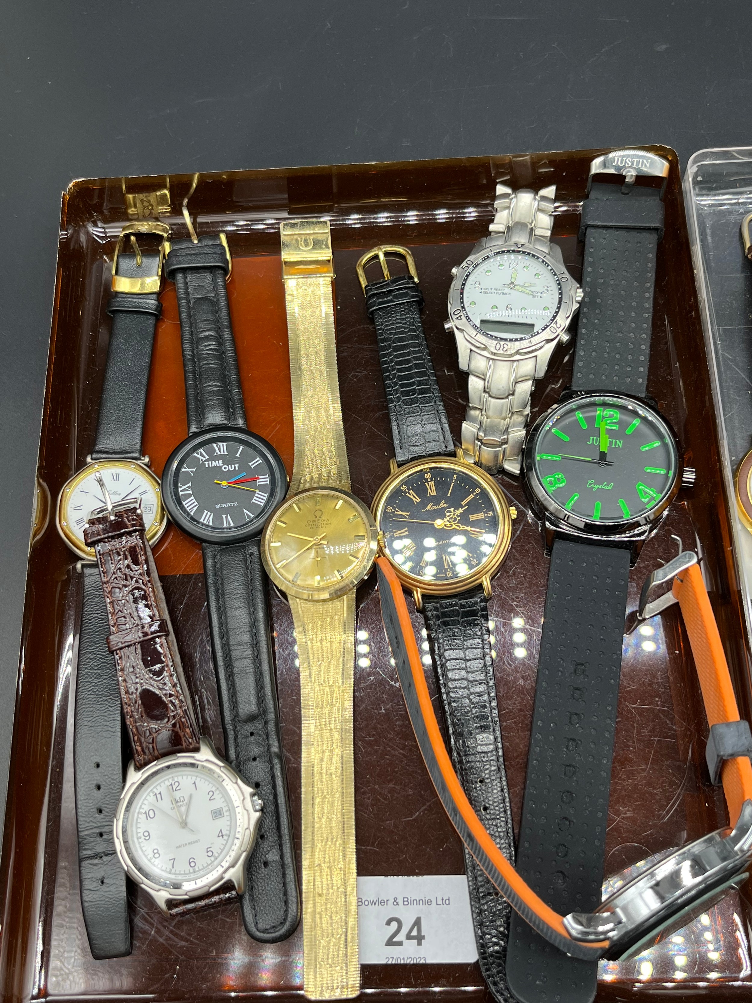 A Collection of various gent's wristwatches - Image 2 of 3