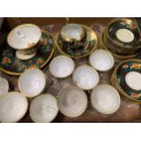 Noritake pattern N4506 exported large tea service, floral and gold painted designs. 12 piece