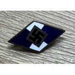 WW2 German Hitler Youth badge. Otto Hoffmann
