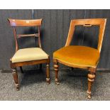 2 Victorian era chairs