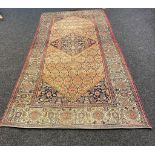 Large antique woven eastern rug [375x172cm]