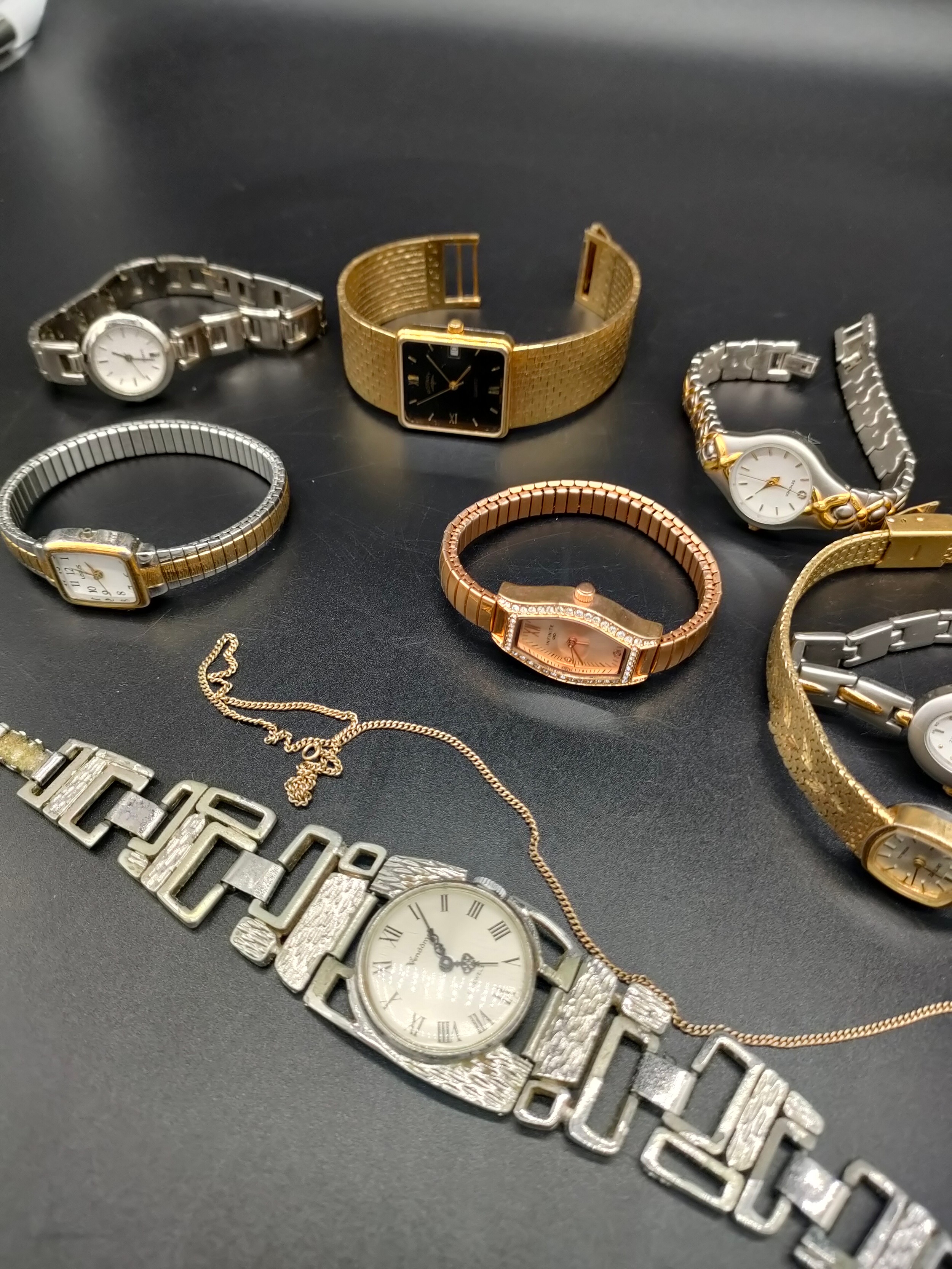 A Selection of vintage ladies watches to include gold plated Rotary Quartz and various Lorus watches - Image 3 of 3