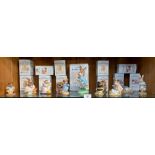 Large Collection of Royal Albert Beatrix potter figures includes Large Peter rabbit figure , Mrs