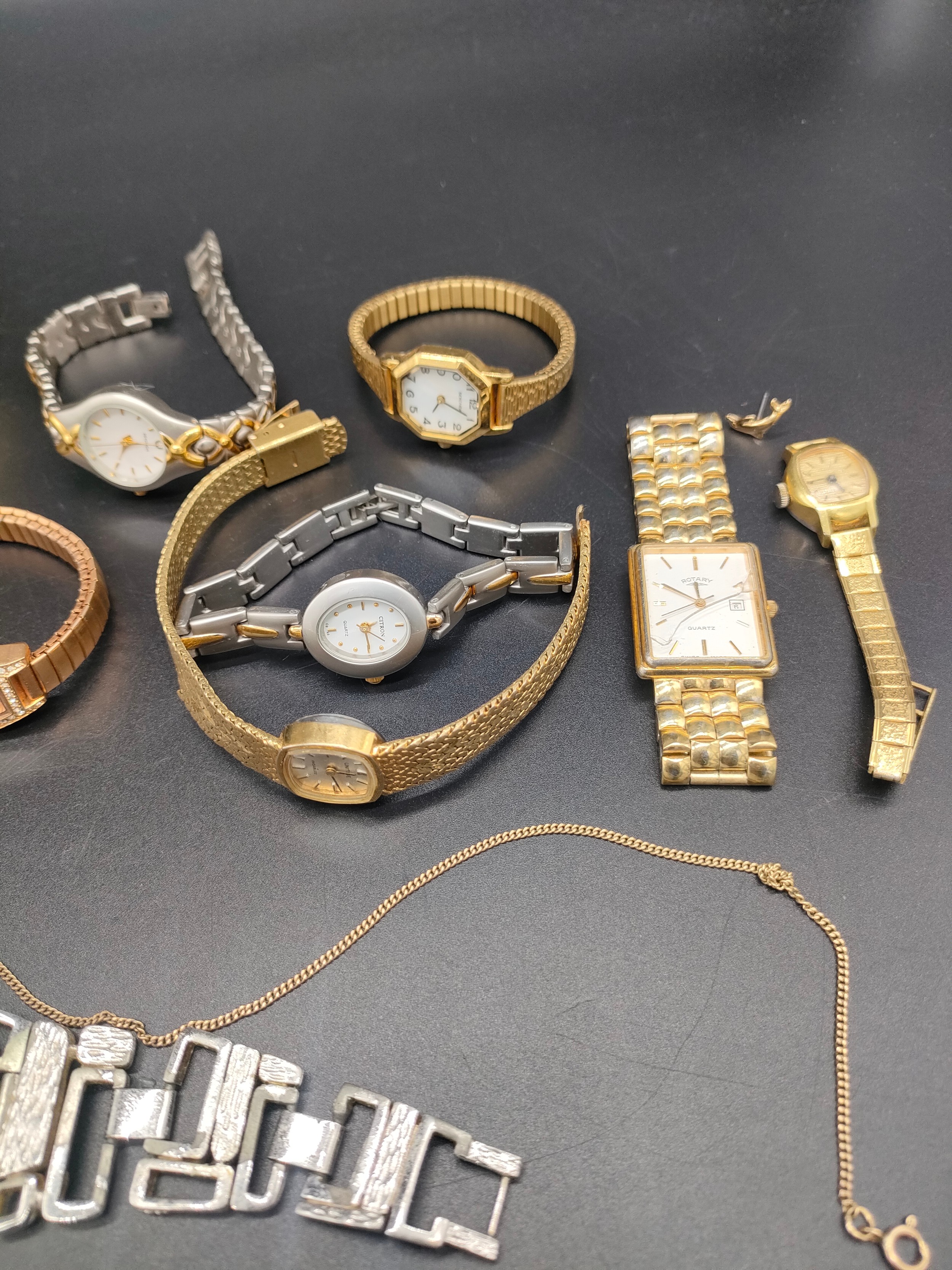 A Selection of vintage ladies watches to include gold plated Rotary Quartz and various Lorus watches - Image 2 of 3