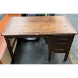 A Vintage Teacher school desk produced by Abbess Products.