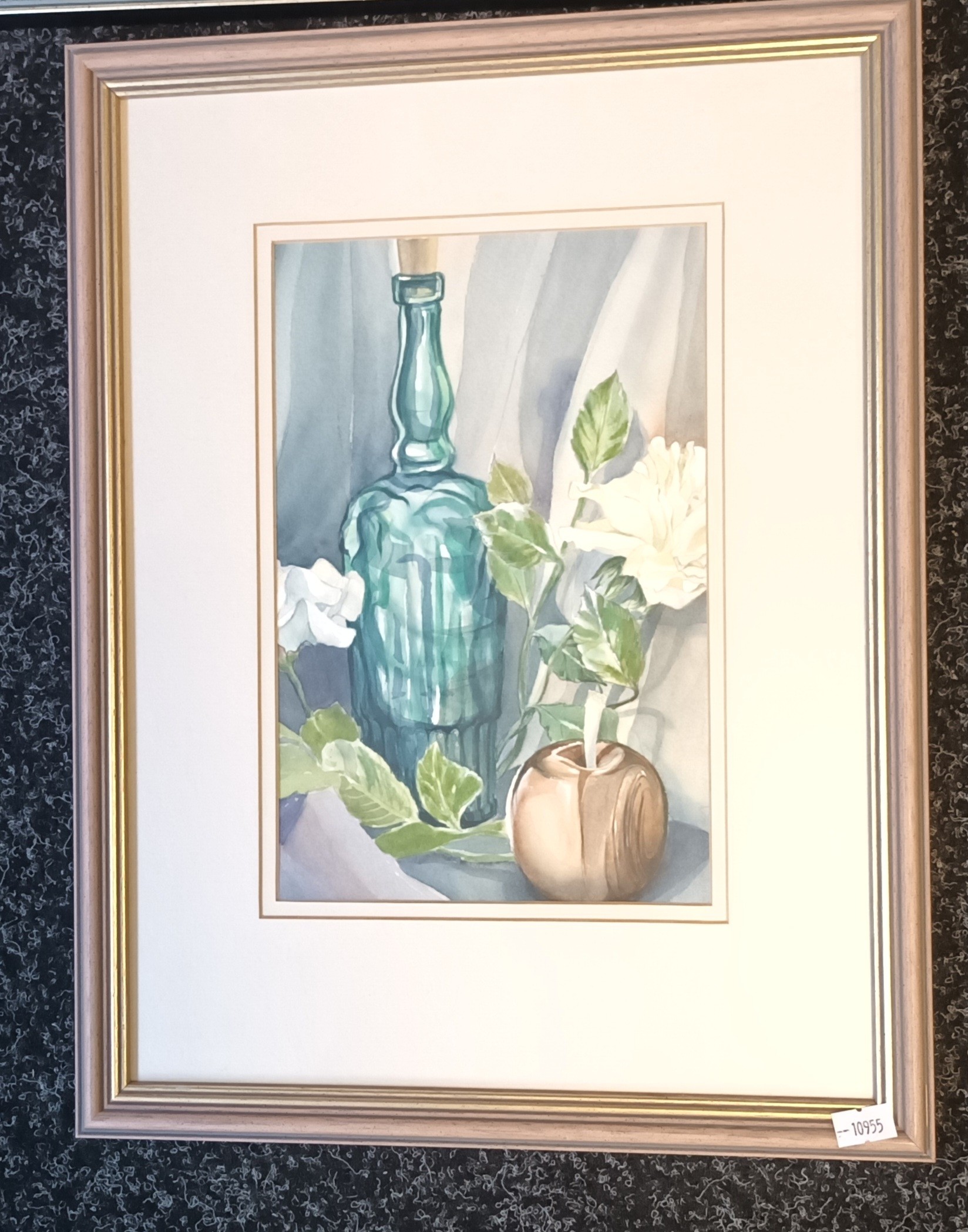 Six framed watercolours all signed by the artist, all depicting flowers. To include - ''Blue Poppy'' - Image 4 of 6