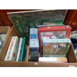 A Box of games and jig saw puzzles