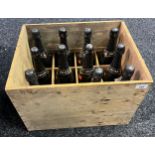 A Crate of 11 bottlings of 1974 & 1975 Kriter Extra Leger Blanc de Blanc Sparling French Wine.