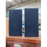 A Large pair of vintage Sanyo speakers