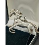 A 925 silver horse figure pendant. [5.5cm in length]