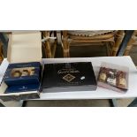 Three various whisky boxed sets, includes Johnnie Walker Special Collection and Scottish Power