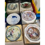 A Selection of boxed collectors plates produced by Royal Doulton etc