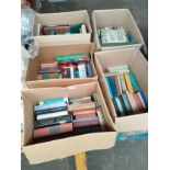 A pallet of books includes antique books etc