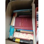2 Boxes of various books includes pelican etc