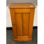 19th century one door pot cupboard/ bedside unit. [69x36x31cm]