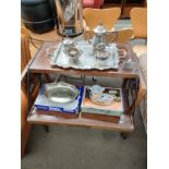 Selection of silver plated wares