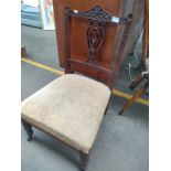 Victorian nursing chair