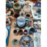 A selection of Scottish studio pottery