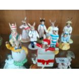 A Collection of royal doulton bunnykins includes easter greetings, christmas suprise etc [1 as