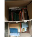 2 Boxes of books etc