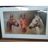 A Large print of the 3 horses includes red rum etc