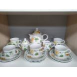 Large Villeroy & Boch West German Tea service to include tea pot, sugar and cream