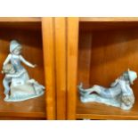 2 Lladro figures to include just resting