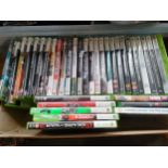 Box of Xbox 360 games