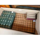 Box of old gardening books, lloyds natural history books etc