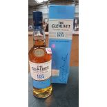 A boxed bottle of The Glenlivet Single Malt Whisky