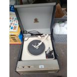 Vintage Garrard turntable in fitted casing