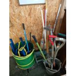 A Large lot of gardening tools etc