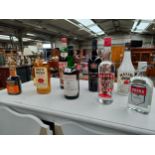A Large collection of sprits, white McKay whisky etc