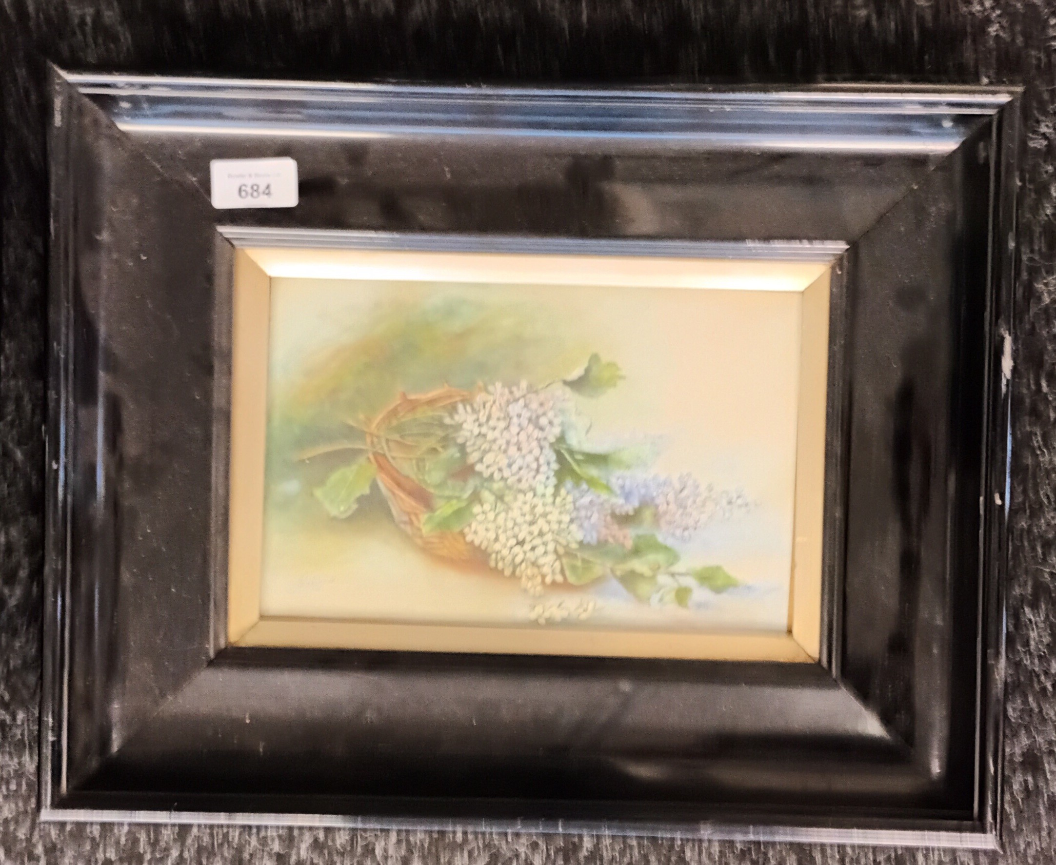 A pair of watercolours depicting still life of flowers, Signed A.McDonald 1919. [34x43cm] - Image 2 of 5