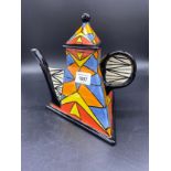 Lorna Bailey limited edition art deco style teapot 73/150 [Height 20cm]