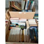 2 Boxes of crime books includes Gerald Seymour, Mary Wesley crime books etc