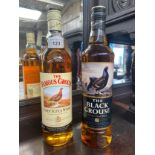 A Bottle of The Black grouse blended scotch whisky 70cl full and sealed together with The famous