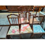 Selection of 19th century various chairs