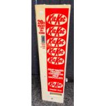 Vintage wall hanging Kit Kat Chocolate Biscuit vendor machine. [90cm high]