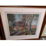A limited edition Large McIntosh Patrick print titled `The Knapp road Rossie priory` to