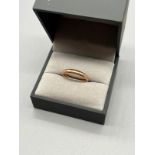 9ct yellow gold wedding band [Ring size M] [2.25Grams]