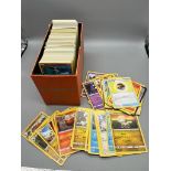 Pokemon Sun & Moon box containing a large quantity of Pokemon cards.