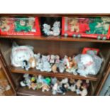 A Large collection of coca cola advertising teddy bears, animal bears etc