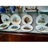 A Collection of Wedgewood David Shepherd Animal plates includes lion, rhino etc